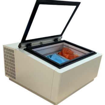 Ice Cream Display Case White Customer Side