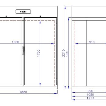 Roll-in Refrigerator Monoblock 1400l