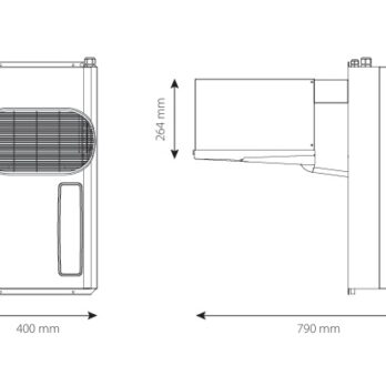 Zanotti BGM218 | Freeze | 12m³ | Wall Mounted| (230v)