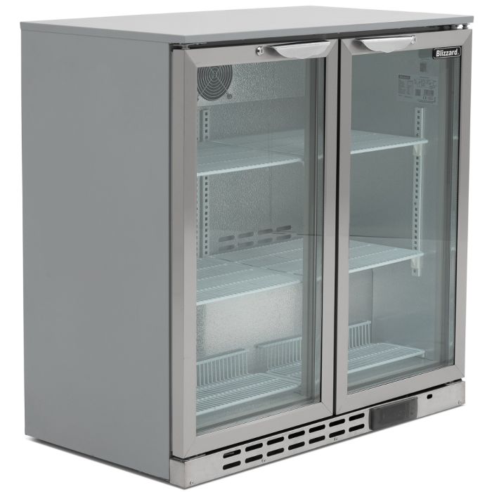 Double Hinged Glass Door Bottle Cooler