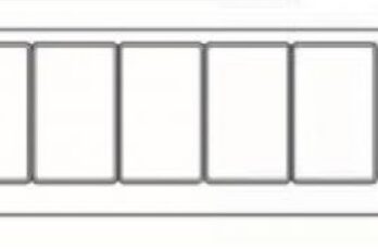 Subway Style Glass Cover - 3 Doors