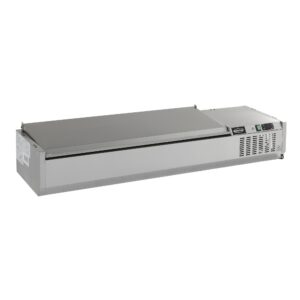 Refrigerated CounterTop with Stainless Steel Top 9 x 1/3