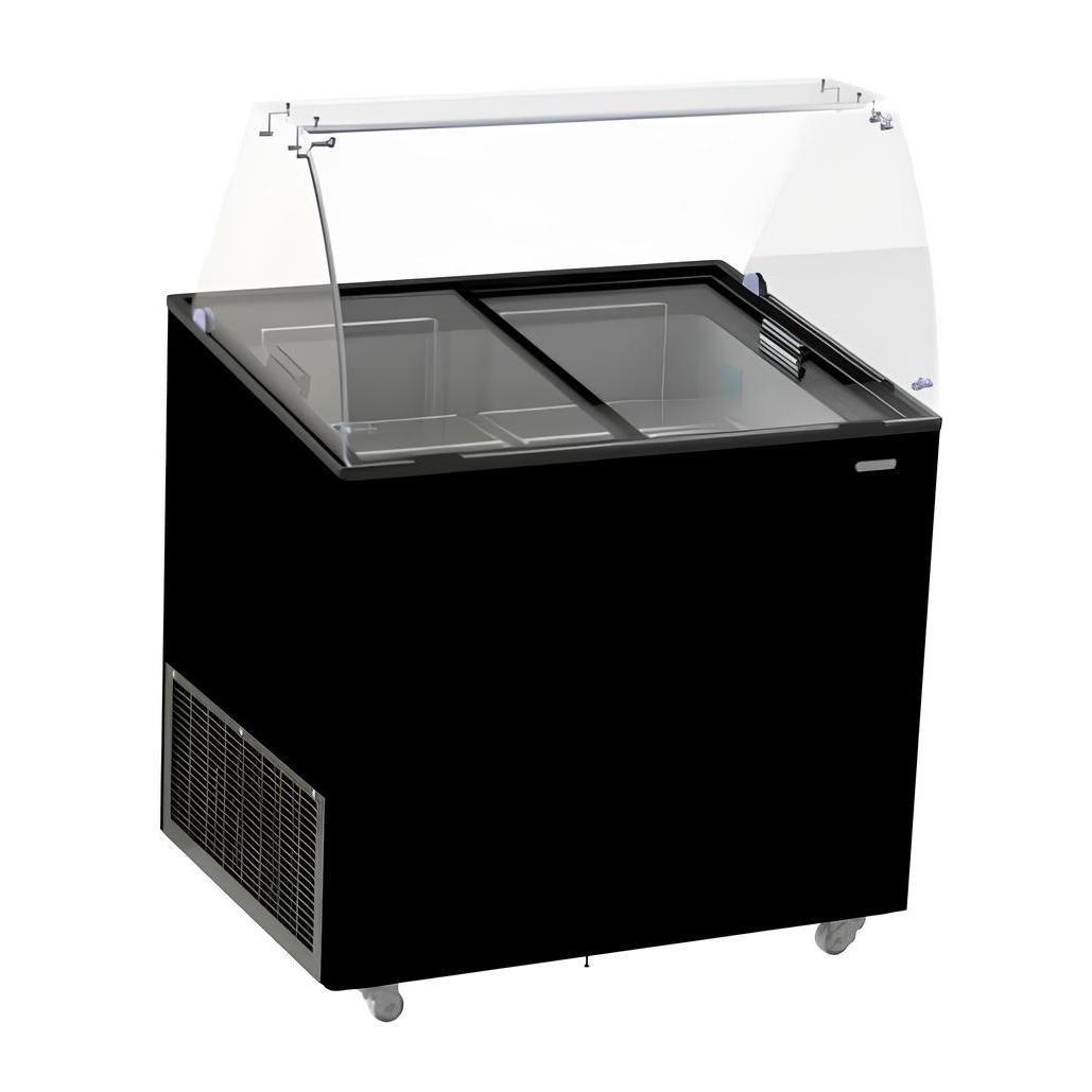 Ice Cream Display Case Corsica 6 Black