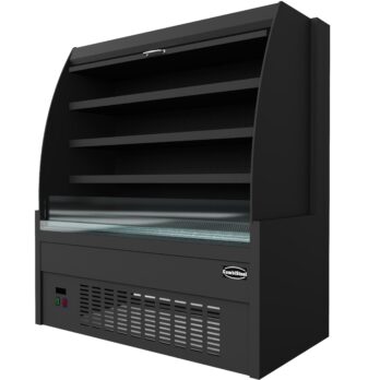 Black Curved Display Cooler 440L