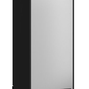 Black Upright Glass Door freezer 600L