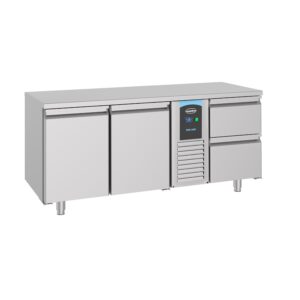 Refrigerated Counter with 1 Door 2 Draws