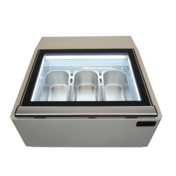 Countertop Ice Cream Display Freezer. 