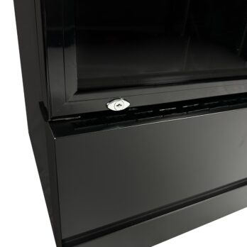 Refrigerator Glass Door Black