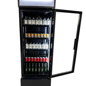 Refrigerator Glass Door Black