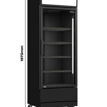 Refrigerator Glass Door Black