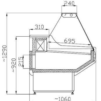 Display Cooler Oven 2.5