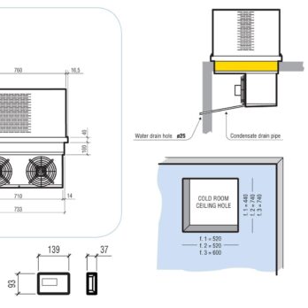 Roof Mounted Freezer 6.3-9.8 M3