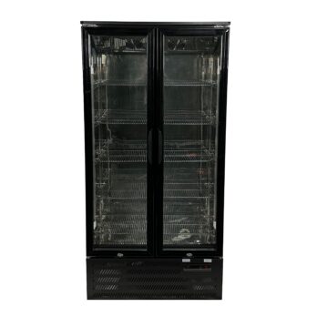 Upright Double Door Back Bar Cooler 458 Ltr