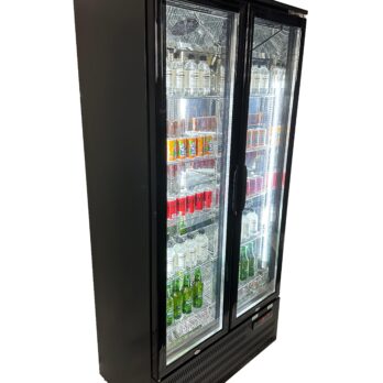 Upright Double Door Back Bar Cooler 458 Ltr