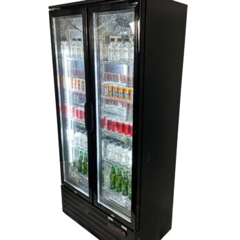 Upright Double Door Back Bar Cooler 458 Ltr