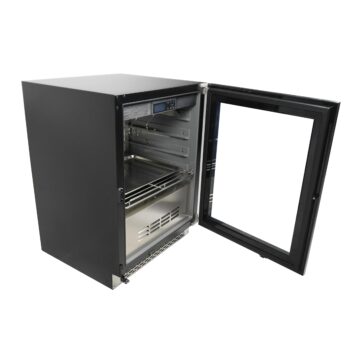 127L Black Display Fridge