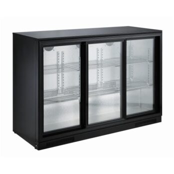 Sliding 3 Door Backbar Cooler