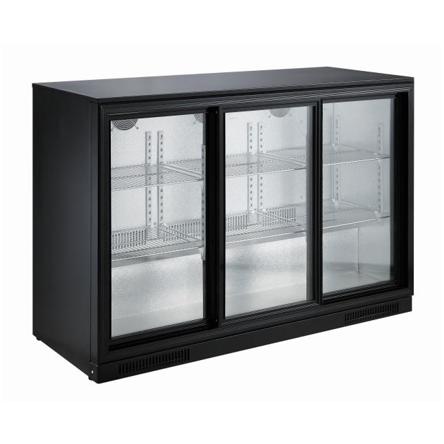 Sliding 3 Door Backbar Cooler